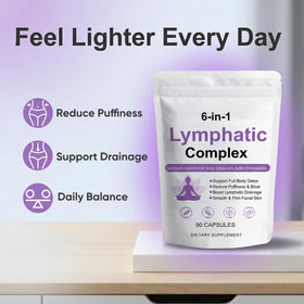 Peehss Complexe Lymphatique 6 en 1 capsules arrière