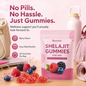 Peehss Gummies Shilajit pour Femmes gummies avec fruits frais