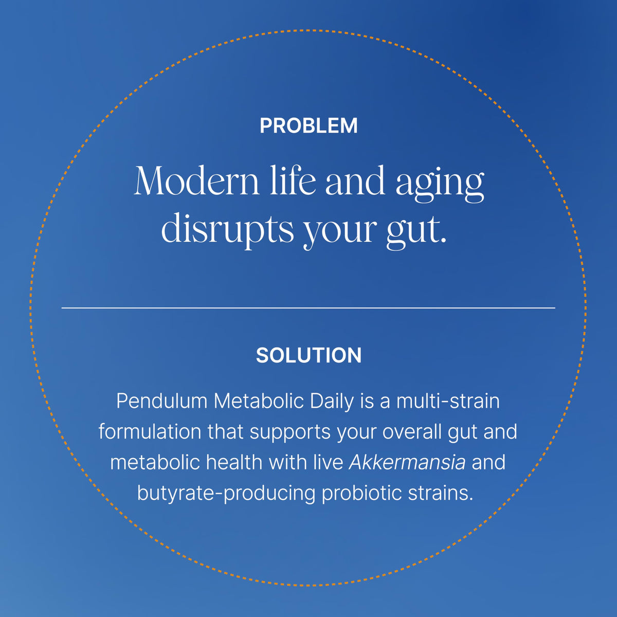 Pendulum a balanced routine Daily capsules sur fond blanc