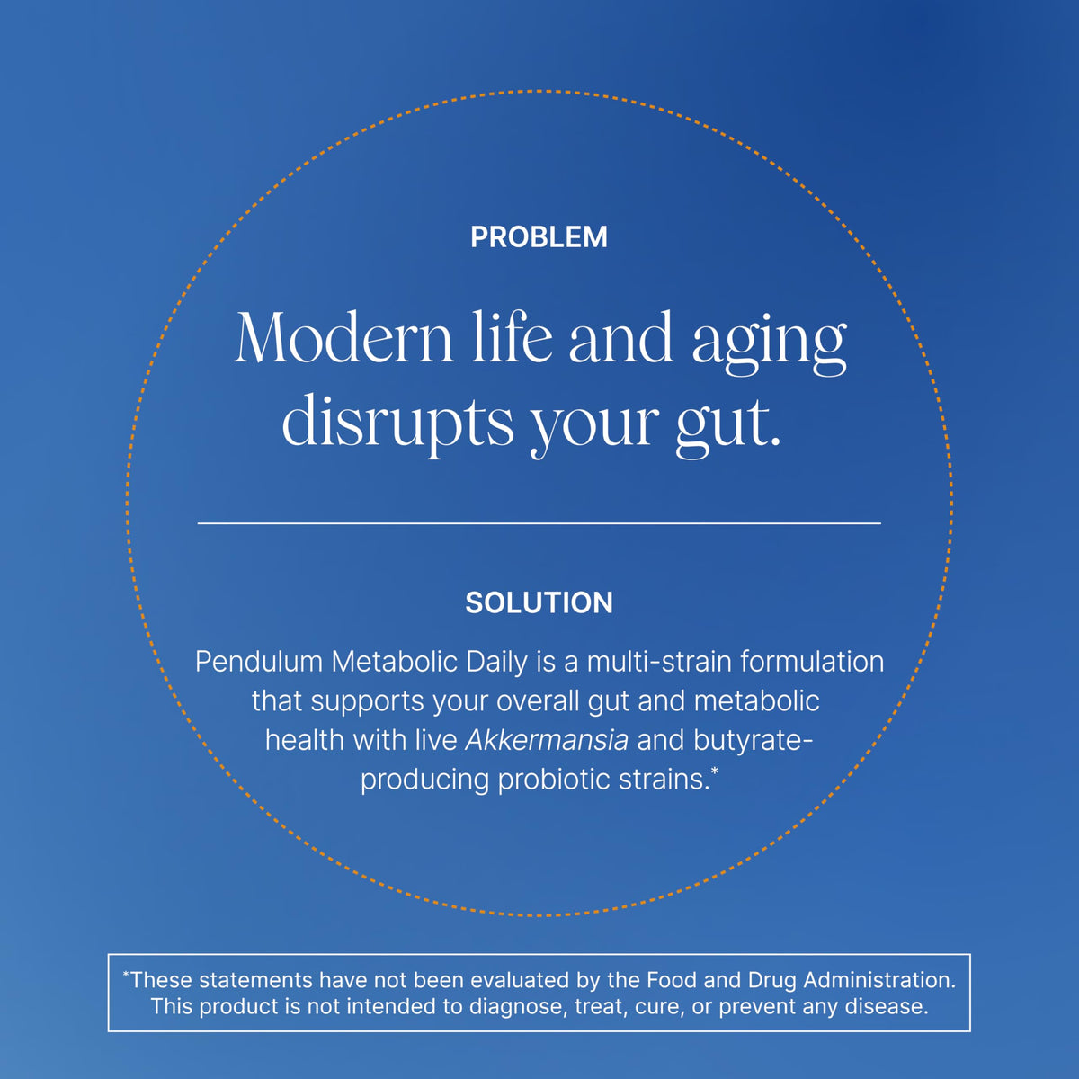 Pendulum a balanced routine Daily sachet ouvert avec poudre