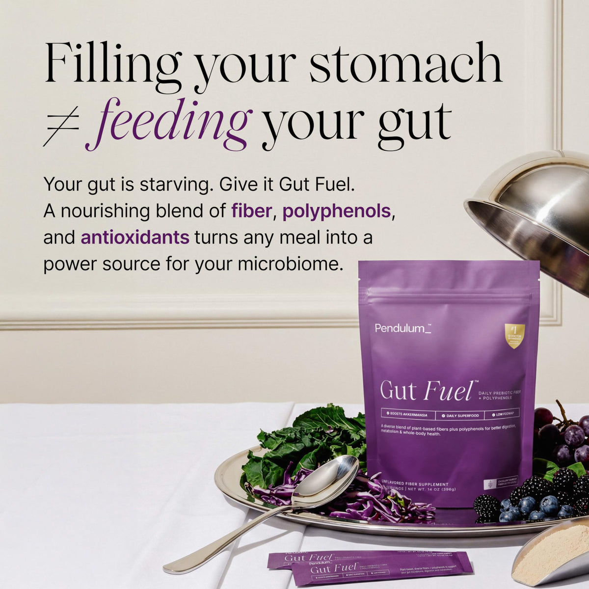 Pendulum Gut Fuel dans un smoothie