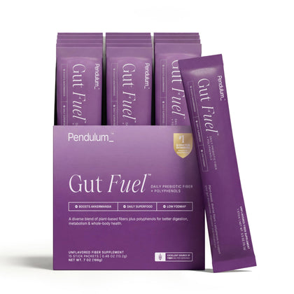 Pendulum Gut Fuel sachets en vue de face