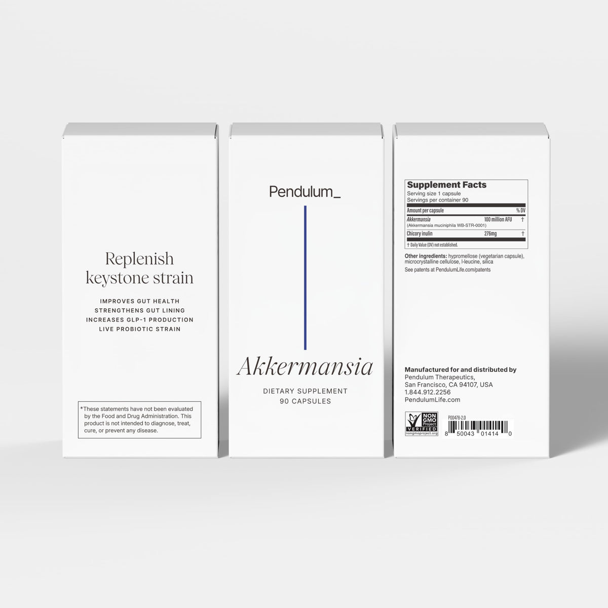 Pendulum Probiotique Akkermansia capsules en milieu de vie quotidienne
