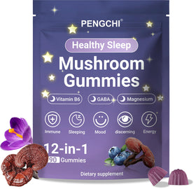 PENGCHI Gummies de Champignon pour le Sommeil - vue avant du pot