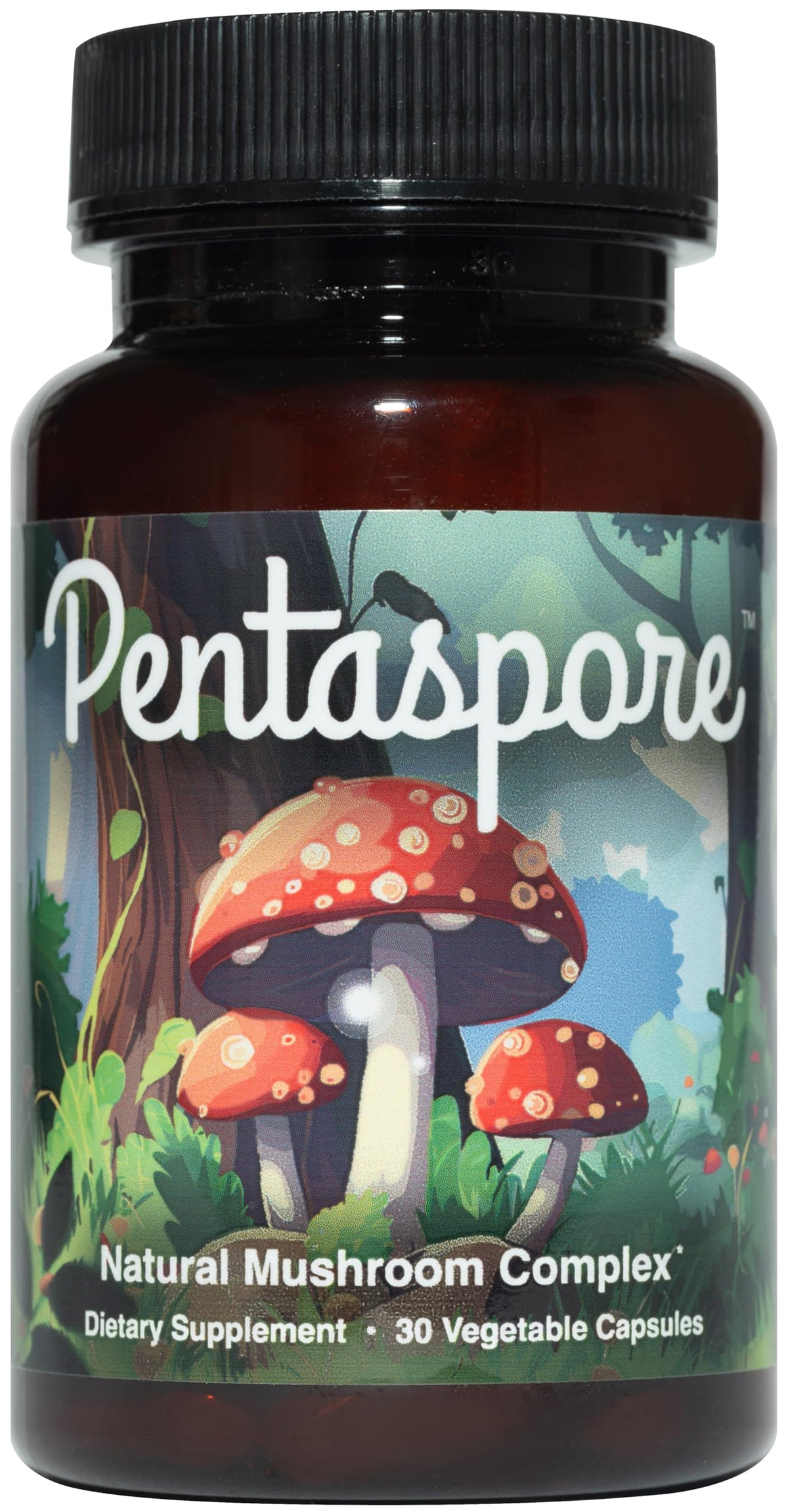 Pentaspore Complex de Champignons Naturels 30 gélules végétales, vue avant