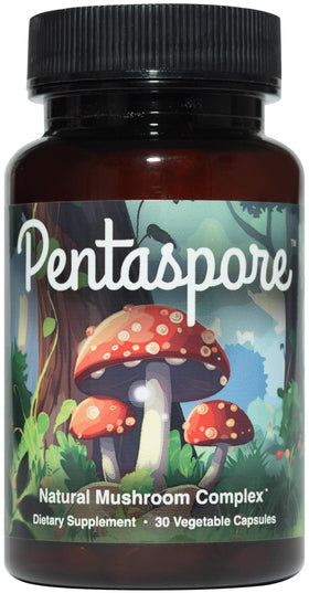 Pentaspore Complex de Champignons Naturels 30 gélules végétales, vue avant