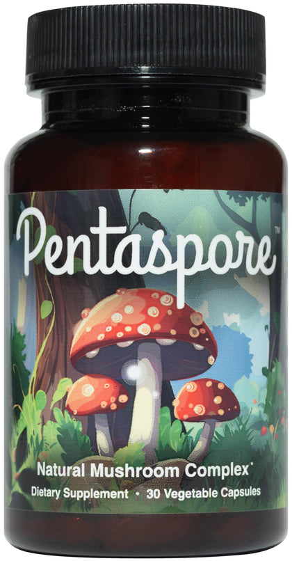 Pentaspore Complex de Champignons Naturels 30 gélules végétales, vue avant