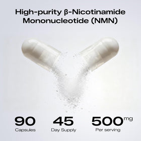 PEPAX NMN 500mg capsules sur fond blanc