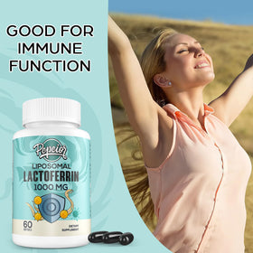 Pepeior Lactoferrine Liposomale 1000 mg gélules molles arrière