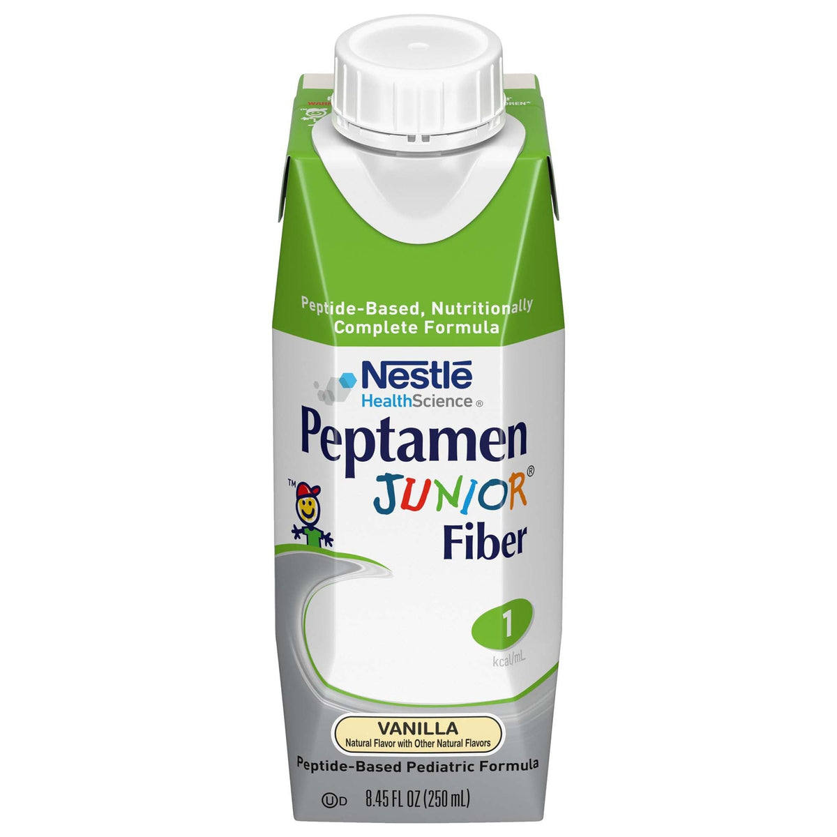 Peptamen Junior Fiber Vanille 24 Compte - Vue avant de l'emballage