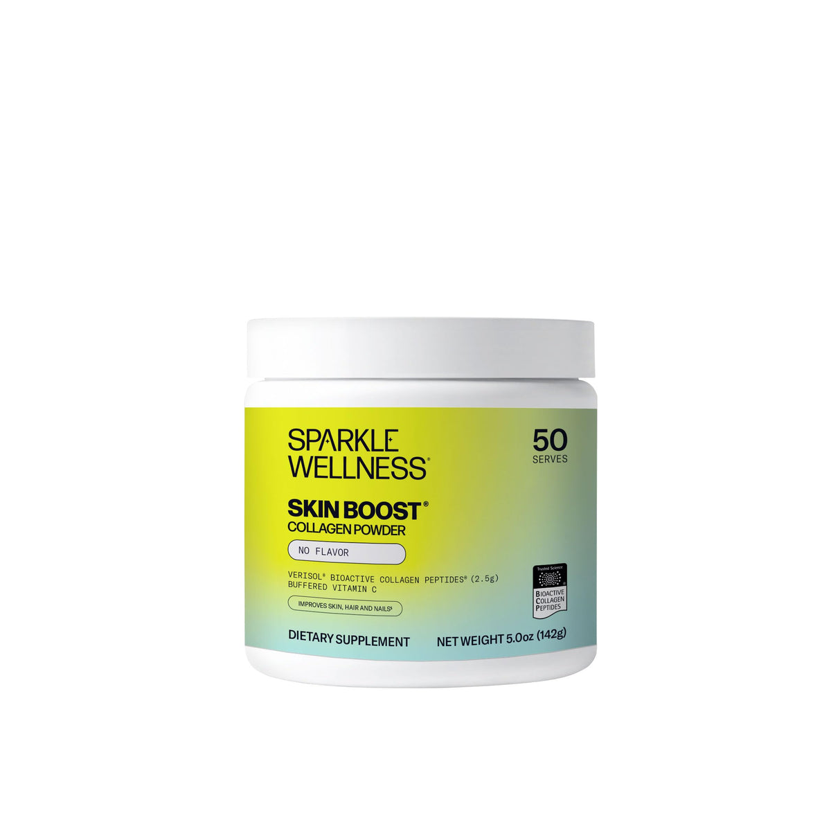 Peptides de Collagène Bioactifs VERISOL Sparkle Wellness, vue de l'avant