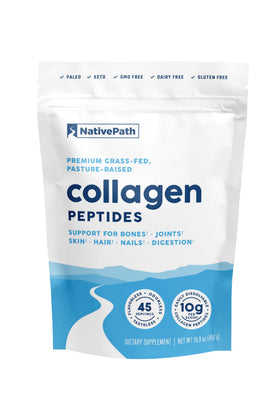 Peptides de collagène NativePath 45 portions, emballage avant