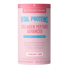 Peptides de collagène Vital Proteins Avancés saveur fraise citron, emballage avant