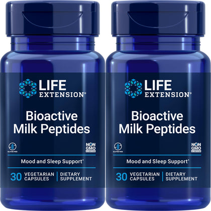 Peptides de Lait Bioactifs Life Extension, 30 capsules végétariennes, pack de 2