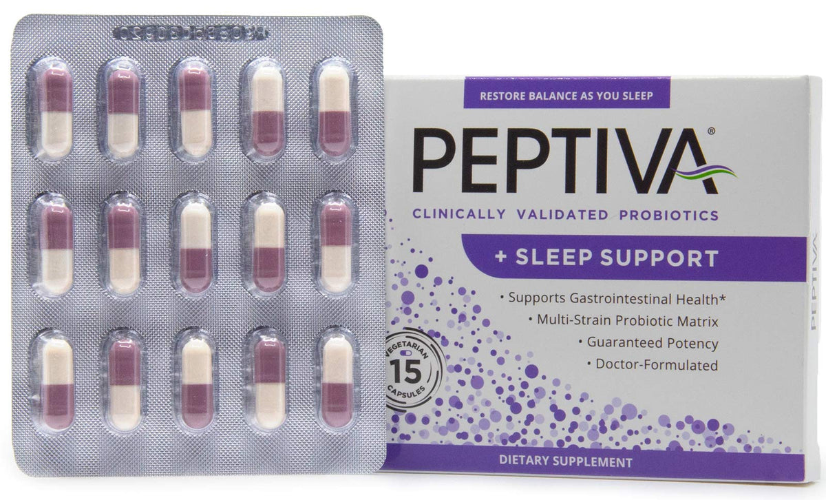 Peptiva Complément Alimentaire Probiotique 26 Milliards CFU 15 Capsules emballage