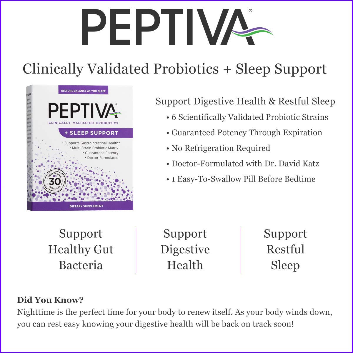 Peptiva Complément Alimentaire Probiotique 30 Capsules vue arrière