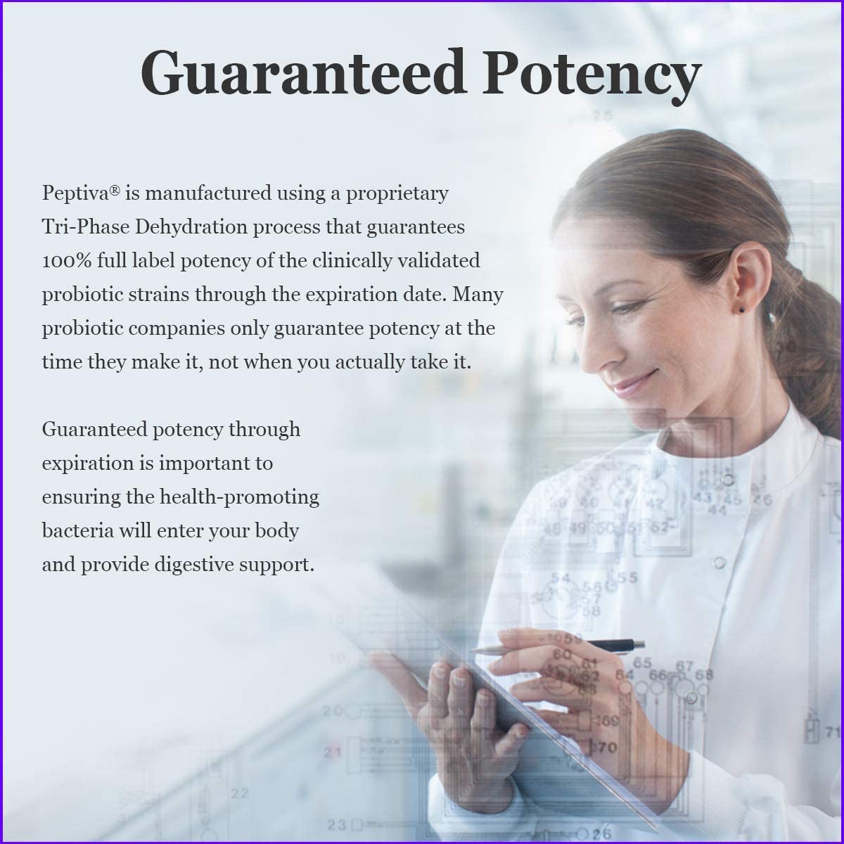 Peptiva Probiotique 60 Capsules - dosage recommandé