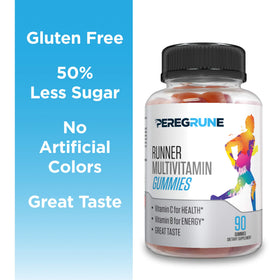 PEREGRUNE gummies avec une cuillère montrant la texture