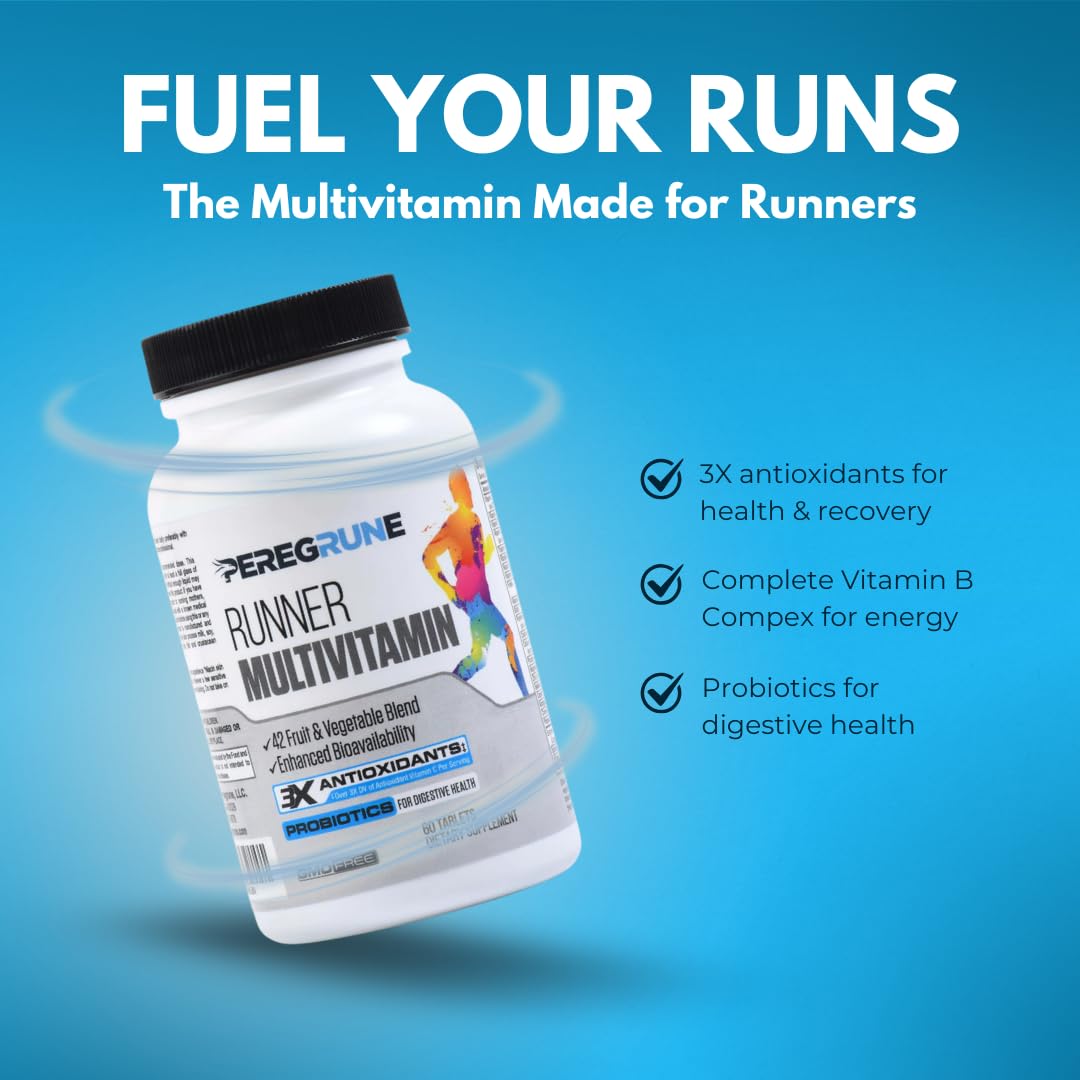PEREGRUNE Multivitamines et Oméga-3, capsules dans un verre