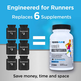 PEREGRUNE Multivitamines et Oméga-3, vue latérale de la boîte