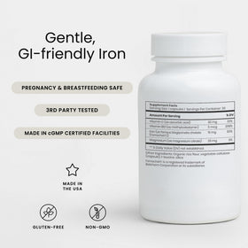 Perelel complément alimentaire Fer 15mg, capsules avec étiquette