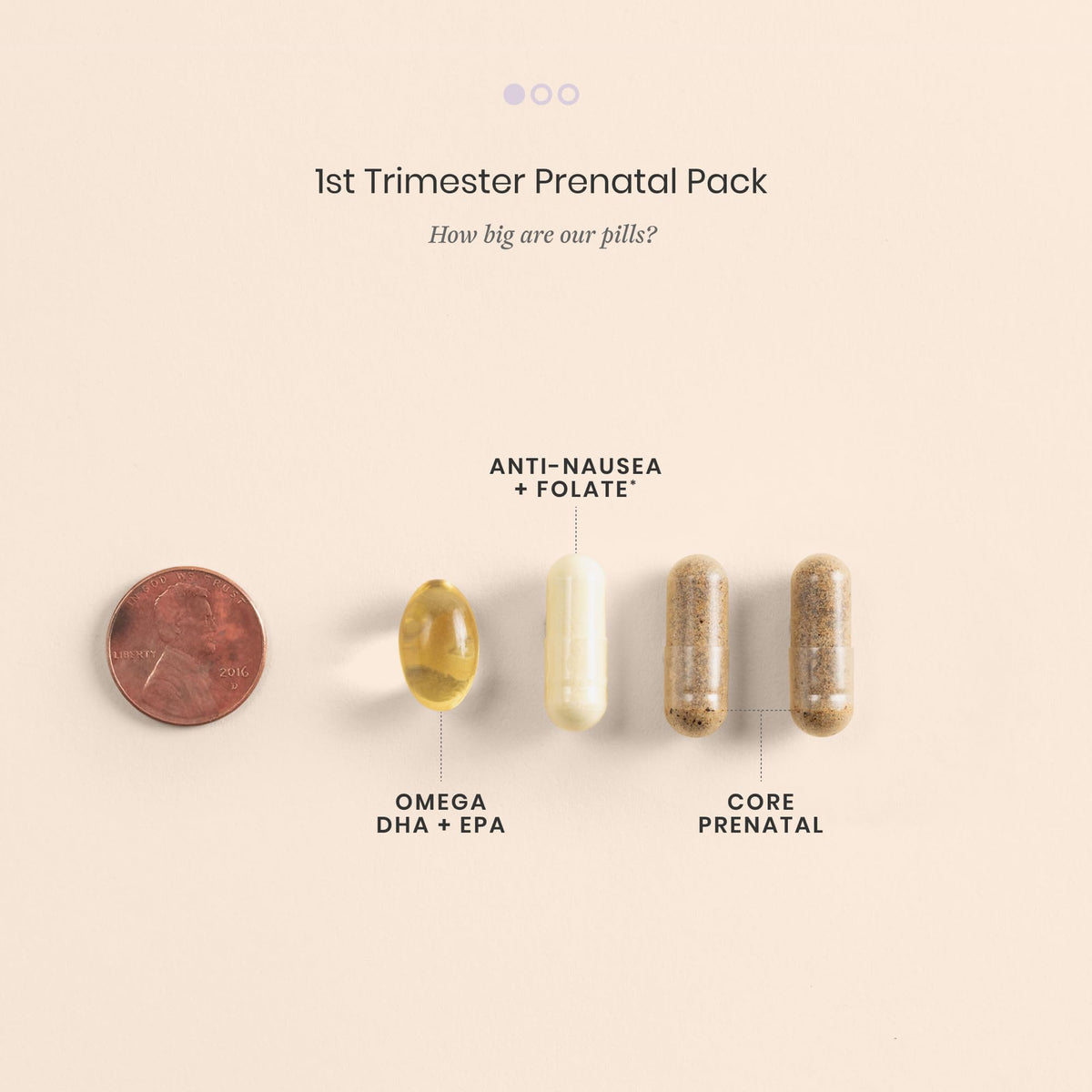 Perelel Pack Prénatal 1er Trimestre sur une table