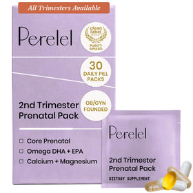 Perelel Vitamines Prénatales 2ème Trimestre sachets individuels avec capsules