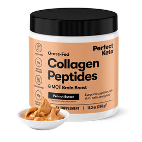 Perfect Keto Collagène au Beurre de Cacahuète 490g vue avant