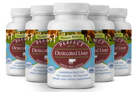 Perfect Supplements Foie Déshydraté Non Dégraissé 120 Capsules vue de face