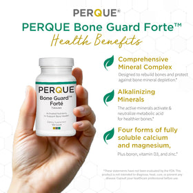 PERQUE Bone Guard Forte 100 comprimés - angle supérieur