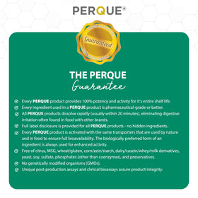 PERQUE Double Zinc Guard 100 comprimés sur fond neutre