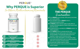 PERQUE Life Guard Mini comprimés avec un verre d'eau