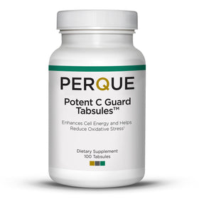 PERQUE Potent C Guard 1000 mg avant et arrière de l'emballage