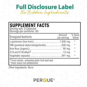 PERQUE use/Pak Guard 60 Capsules avec des éléments naturels