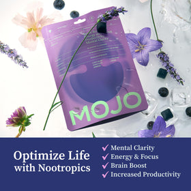 Personne prenant des Mojo Gummies Focus dans un cadre quotidien