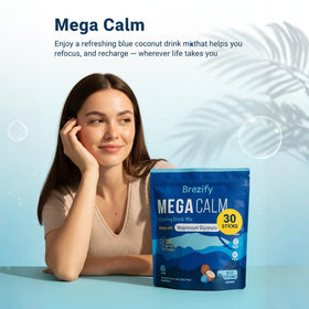 Personne utilisant Brezify MegaCalm au bureau