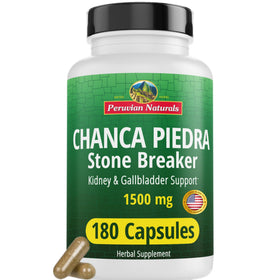 Peruvian Naturals Chanca Piedra 180 capsules vue de face