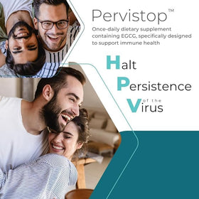 Pervistop capsules, vue de près avec étiquette