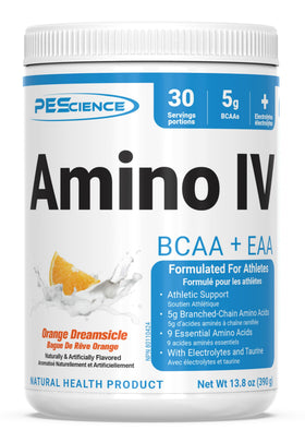 PEScience Amino IV BCAA EAA 460g packaging avant