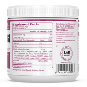 PEScience Complete-GI Poudre de Santé Intestinale, vue de côté