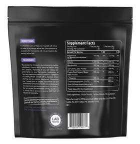 PEScience Haze Poudre de Sommeil Non Aromatisée 30 Portions avec un verre d'eau