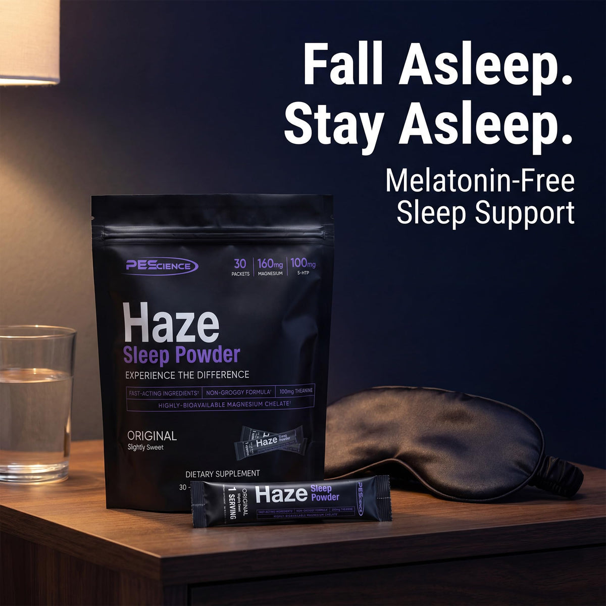 PEScience Haze Poudre de Sommeil Non Aromatisée 30 Portions emballage