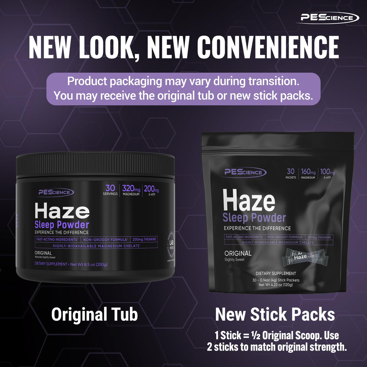 PEScience Haze Poudre de Sommeil Non Aromatisée 30 Portions en poudre
