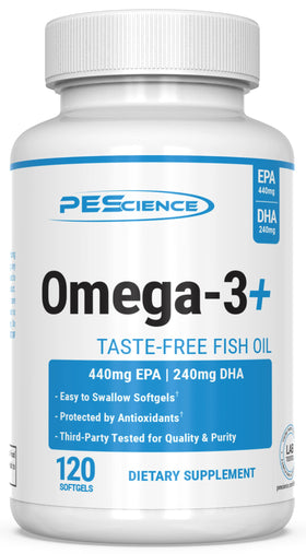 PEScience Omega-3+ complément alimentaire boîte vue de face