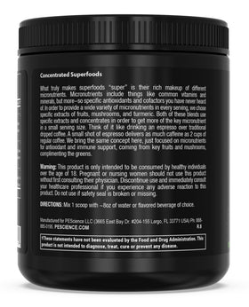 PEScience Poudre de Superaliments Verts 272g en cuisine