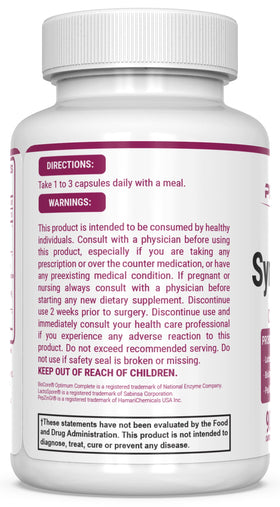 PEScience Symbiont-GI capsules avec des ingrédients naturels
