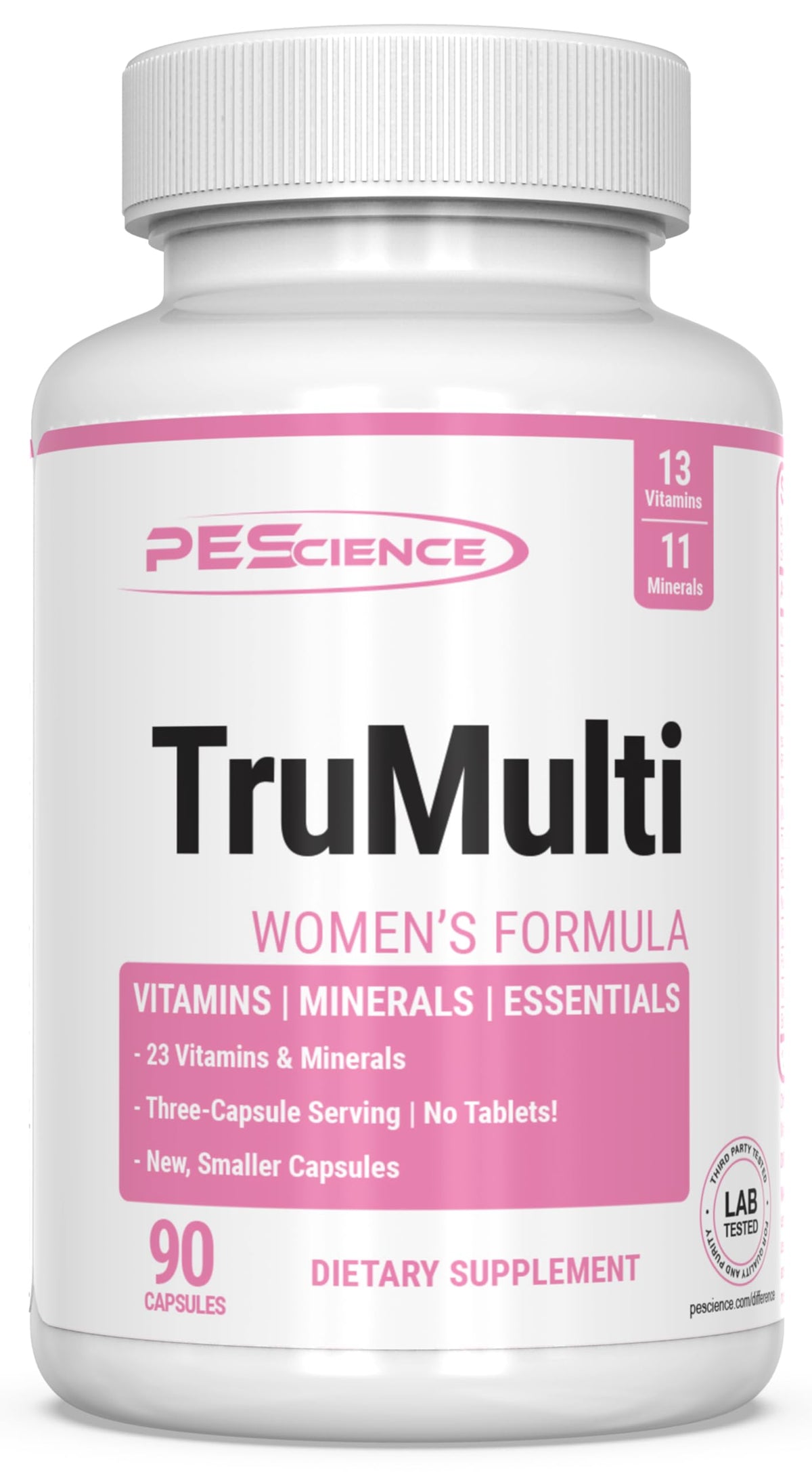 PEScience TruMulti Multivitamin pour Femmes, boîte de 30 capsules
