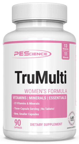 PEScience TruMulti Multivitamin pour Femmes, boîte de 30 capsules