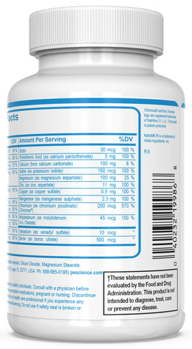 PEScience TruMulti Multivitamin pour Hommes 90 Capsules sur une table