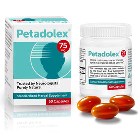 Petadolex Extrait de Butterbur 75mg vue avant du produit